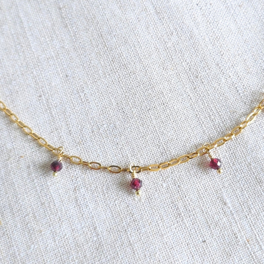 Collier Pierres de Grenat