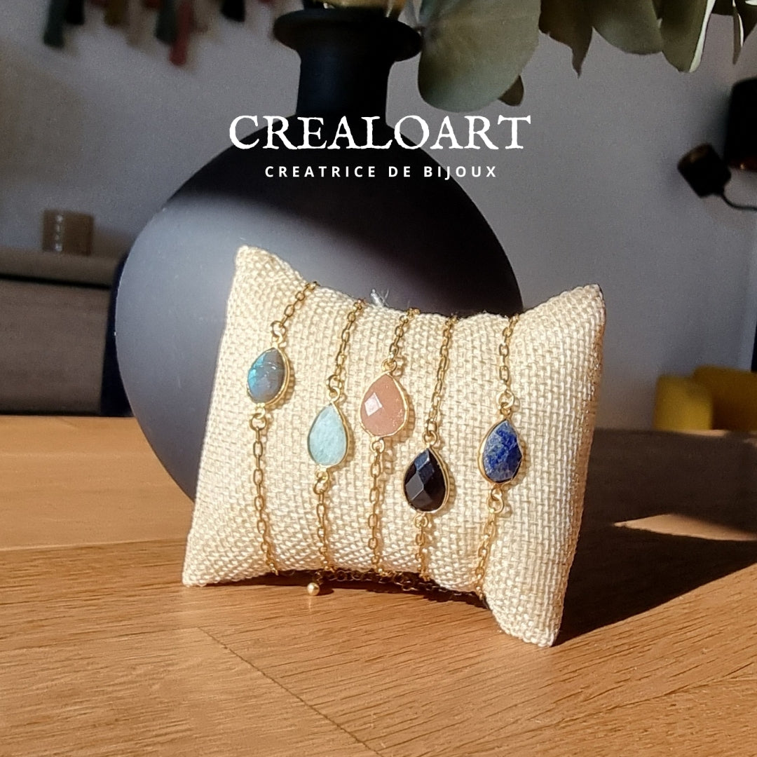 Bracelets Perles Semi-précieuses