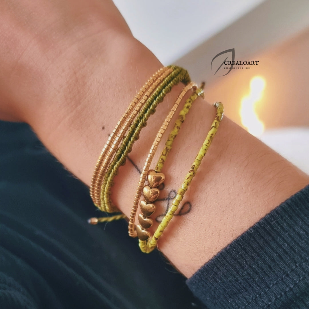 Verde minimalista e perle