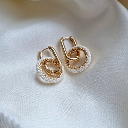 Boucles d'oreilles ORÉA Nacre