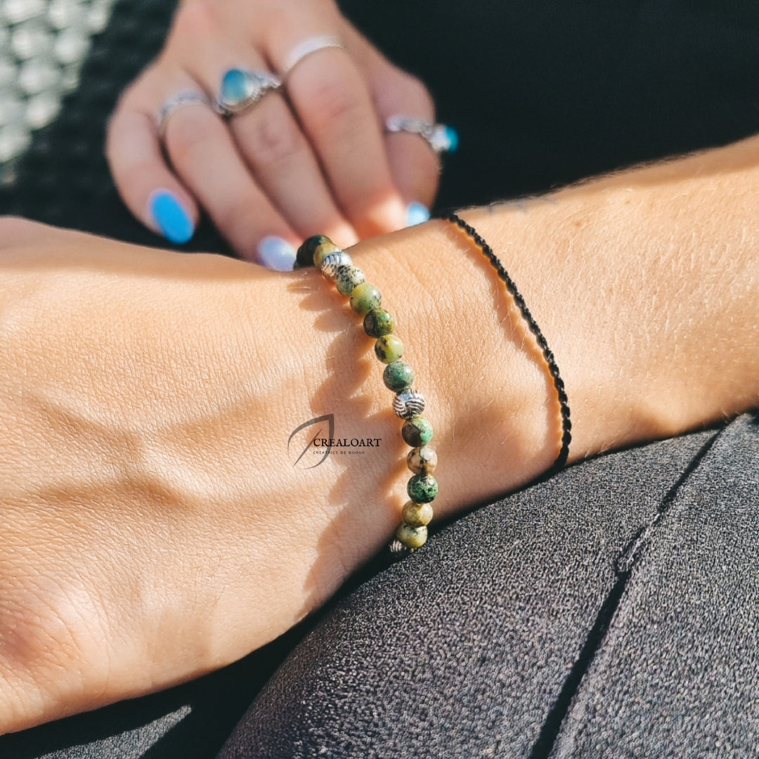 Bracelet Simple Jaspe Africaine