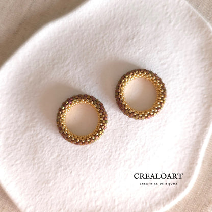 Boucles d'oreilles ORÉA Vert Picasso