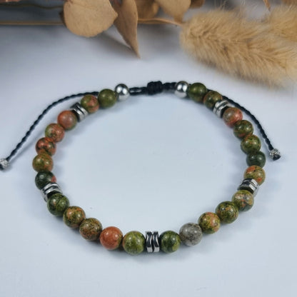 Bracelet Homme - Pierres Laradorite