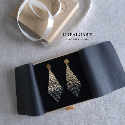 Boucles d'oreilles CHIC "LOSANGE"