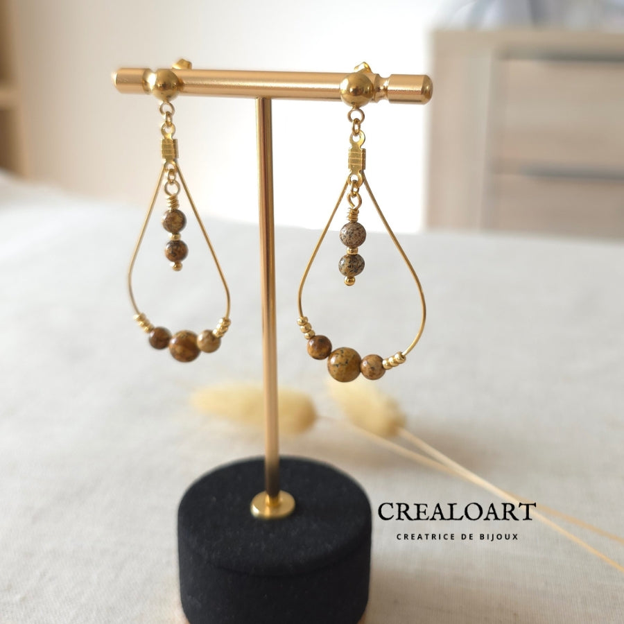 Créoles LUMÉA - Pierres de Jaspe