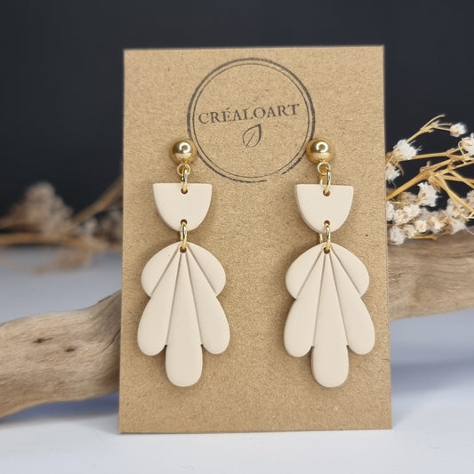 Boucles d'oreilles ÉMI - Cream