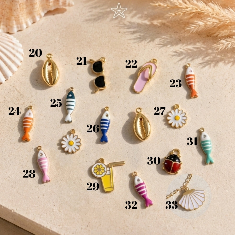 Bracelet de Cheville Coquillage Doré et Perles – Bijou de Pied Été Femme