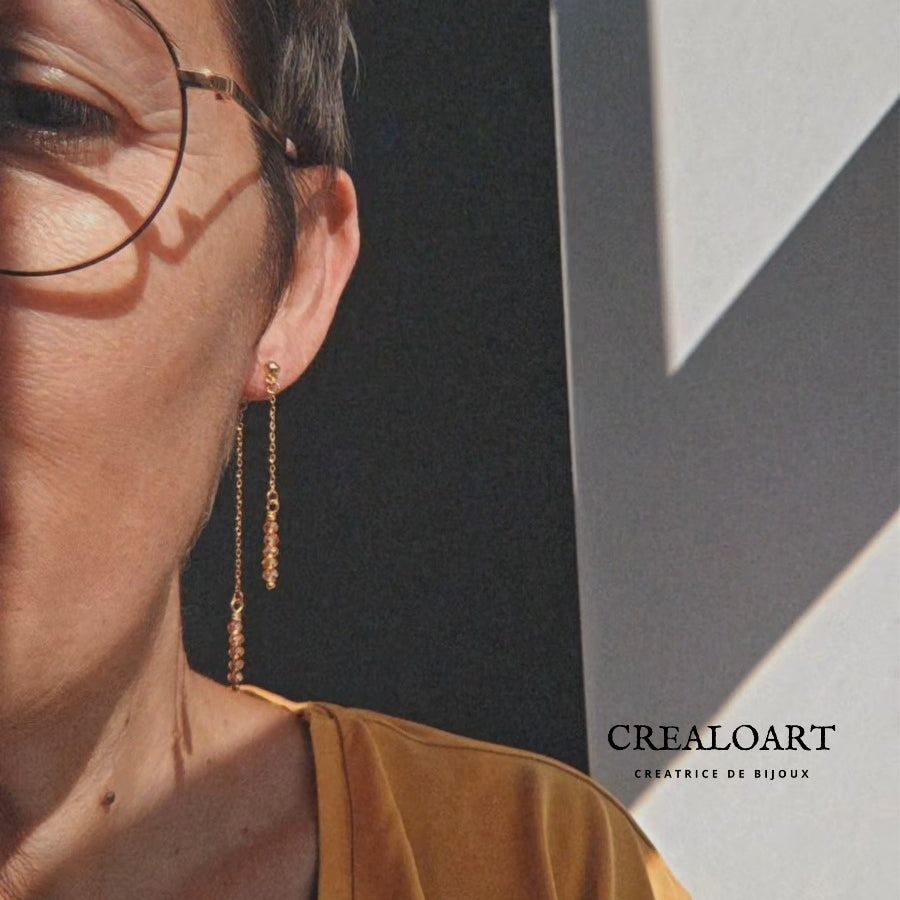 Boucles AZURINE ambrées