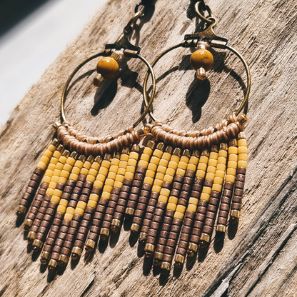 YELLOW SUMMER EARRINGS