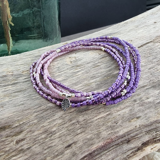 Collier / Bracelet RAINBOW LAVENDER