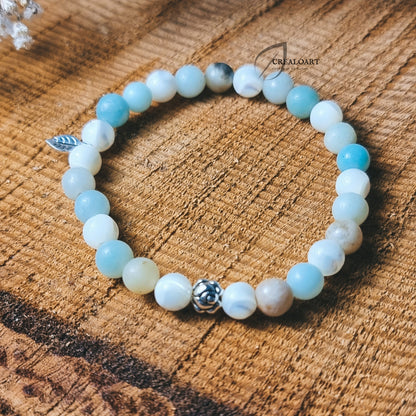 Bracelet Femme Jadéïte & Pierre de lune