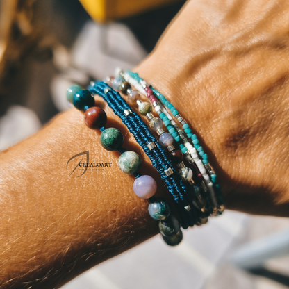 Bracelet Multi-rangs AGATE