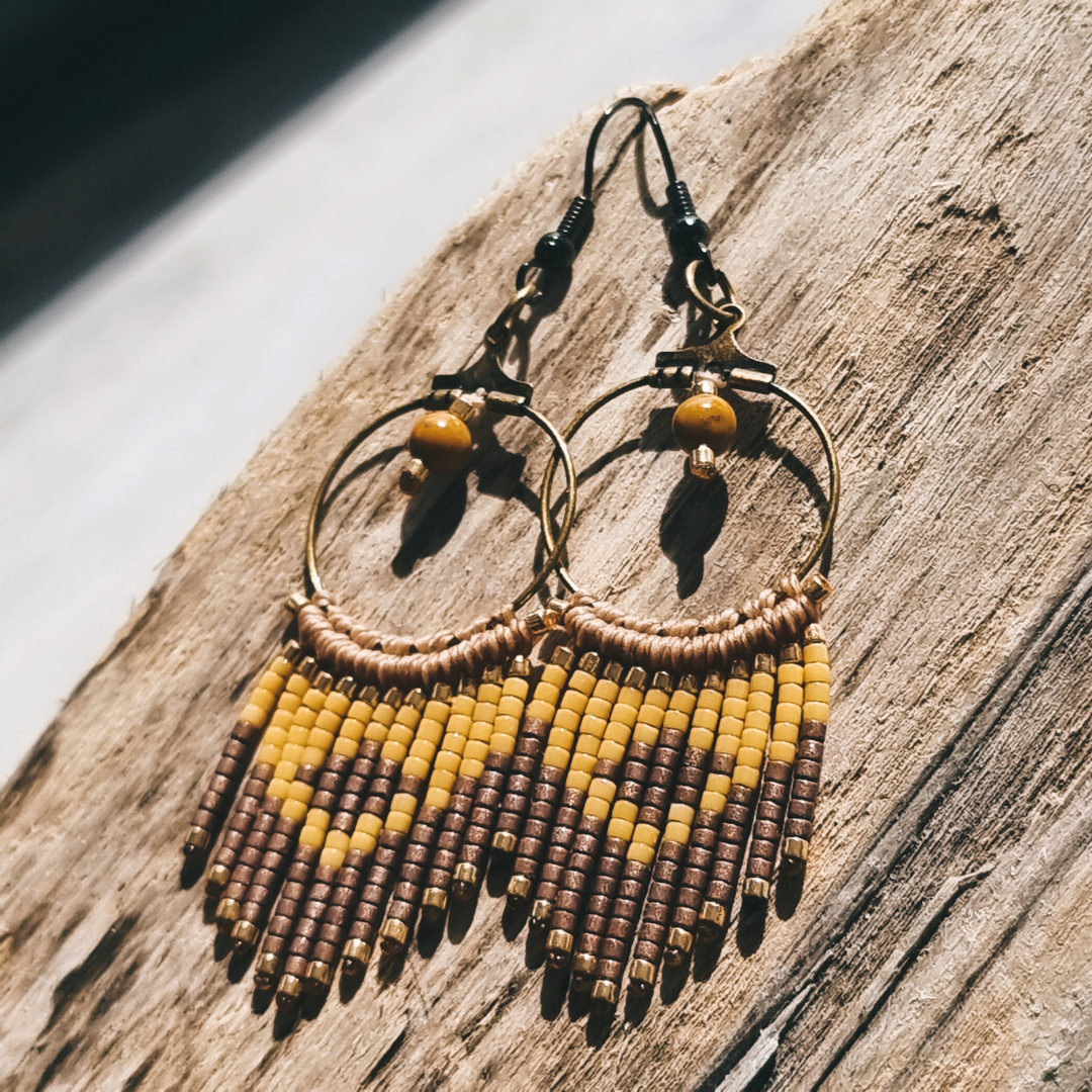 YELLOW SUMMER EARRINGS